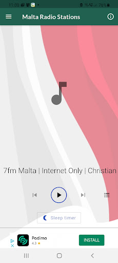 Malta Radio Music & News Screen 3