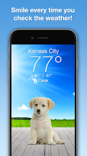 Weather Puppy - App & Widget Weather Forecast Varies with device screenshots 1