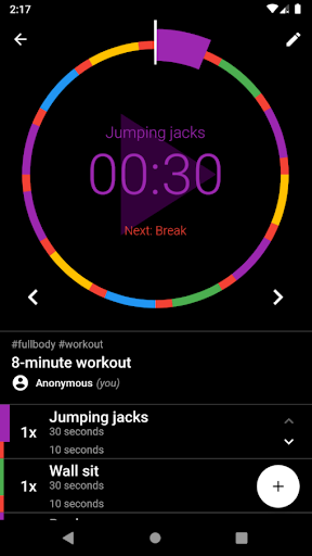 Circle Timer Screen 2