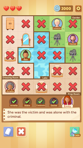 Who Did It - Logic Puzzle screenshot 2
