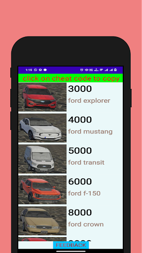 Android application indian driving squad cheat cod screenshort