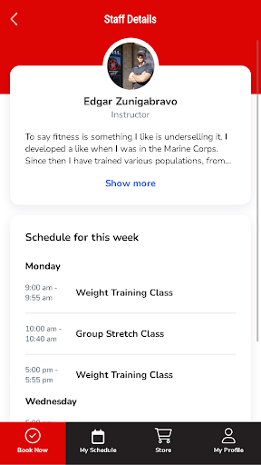 Funktional Fitness Screen 3