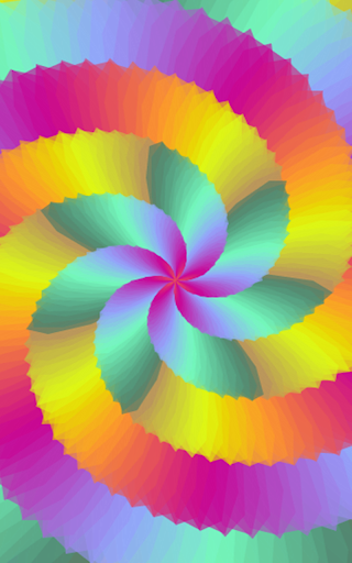 Screenshot of Hypnotic Mandala Wallpaper