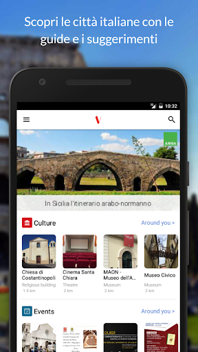 Android application ViaggiArt - Cultura e Turismo screenshort