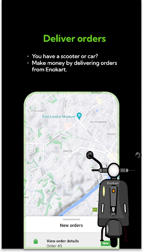 Android application Enokart Driver screenshort