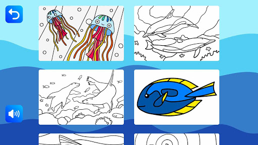 Coloring - Sea Animals Screen 2