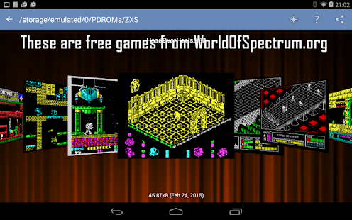 Speccy - ZX Spectrum Emulator Screenshot