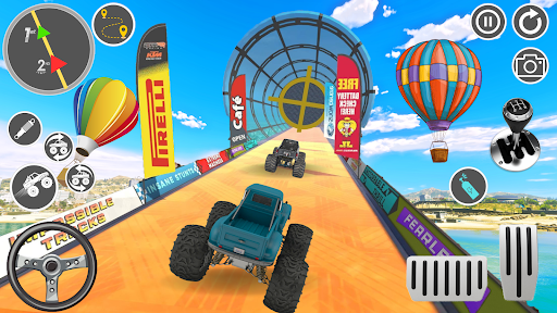Monster Truck Stunts Car Game