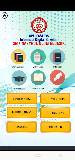Android application IDS SMK NASYRUL ULUM GEGESIK screenshort