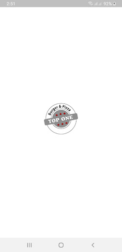 Android application Top One Burger & Pizza screenshort