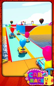 氣球賽車遊戲：氣球賽車吹3D