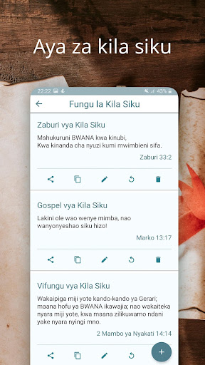 Biblia Takatifu, Swahili Bible Screen 3