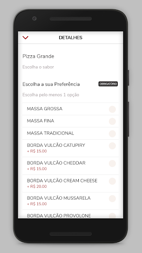 Regina Pizzas Screen 3
