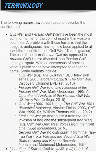 The Gulf War