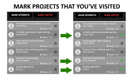 UCC Tradeshow Guidance App Screen 2