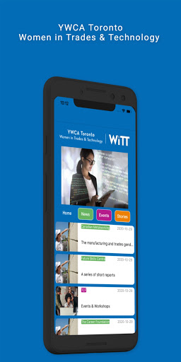Android application YWCA Toronto WITT screenshort