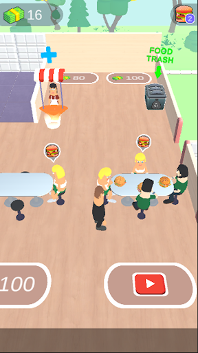 Android application Fast Food Land screenshort