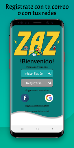 Android application ZAZ screenshort
