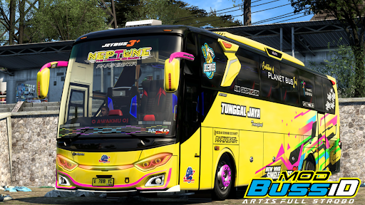 Android application Mod Bussid Artis Full Strobo screenshort