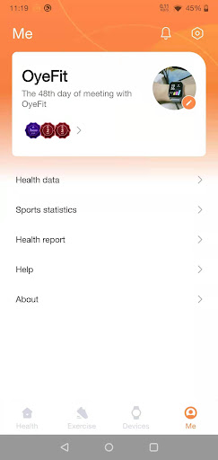 OyeFit Screenshot 4 - AppWisp.com