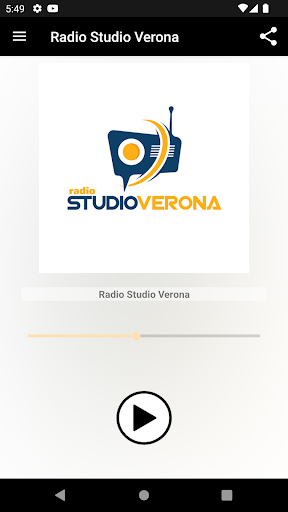 Android application Radio Studio Verona screenshort