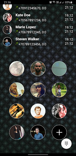 Android application Contacts Dialer Messages screenshort