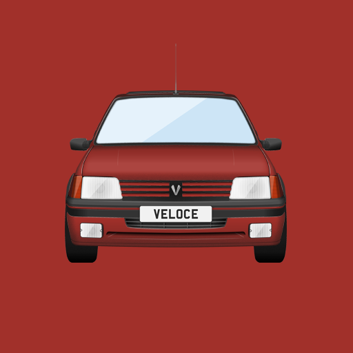 Peugeot 205 GTI logo