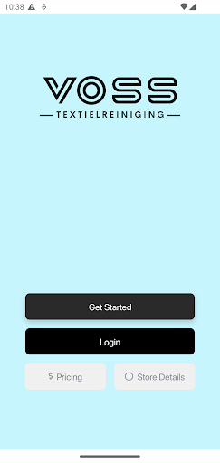Android application Voss Textielreiniging screenshort