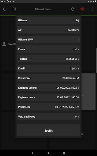 Android application MobiDriver screenshort