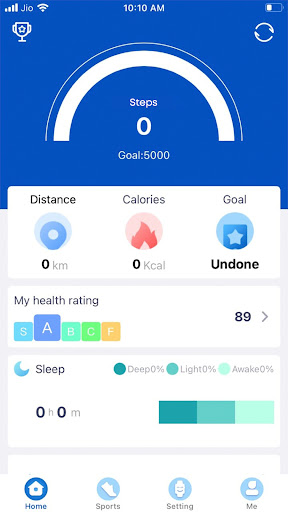 pTron Fit+ Screen 2