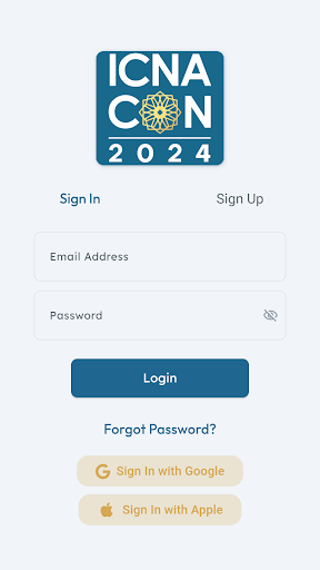 Android application 2024 ICNA-MAS Convention screenshort