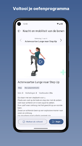 Fysioapp screenshot 1