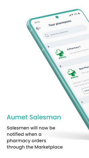 Android application Distributors CRM screenshort