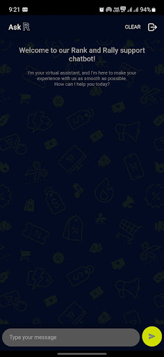Android application Ask R+R screenshort