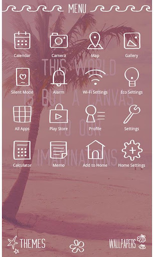 Palm Tree in Hawaii Theme Screen 3