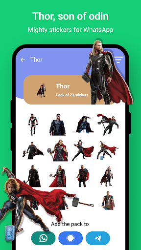 Screenshot of Stickers for chatting - WA