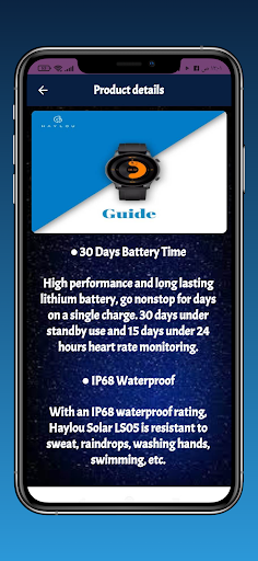 Haylou RS3 smart Watch Guide Screen 3