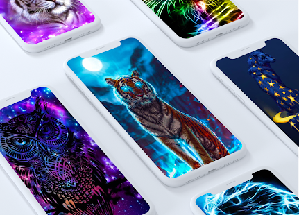 Neon Animals Wallpapers 6.0 APK screenshots 2