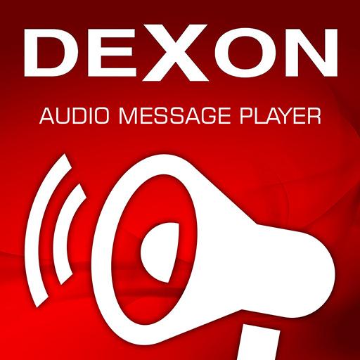 Audio messages. Dexon. Audio message logo.