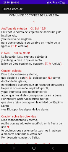 Android application Curas.com.ar screenshort