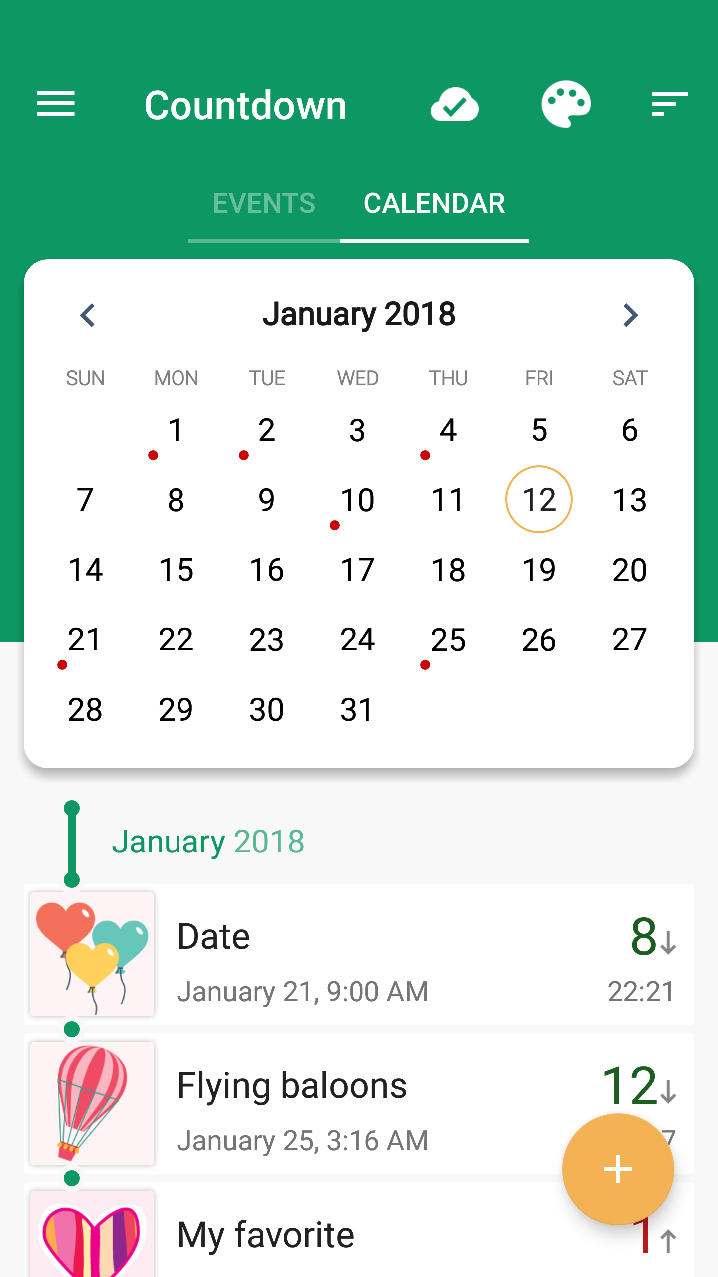 Android application Countdown Days App & Widget screenshort