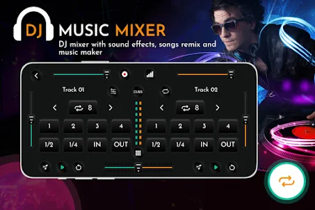 DJ Music Mixer & Audio Editor
