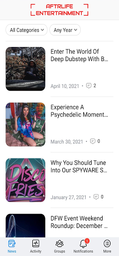AFTRLIFE Mobile Screen 3