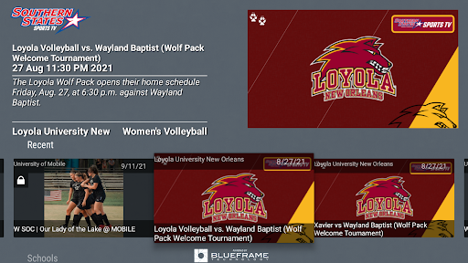 Southern States Sports TV Screen 2