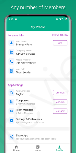 Tasky - Team Task Manager