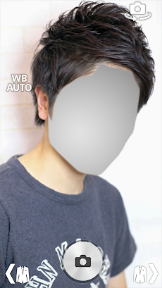 日本人男性のヘアスタイルカメラの写真モンタージュのおすすめ画像4