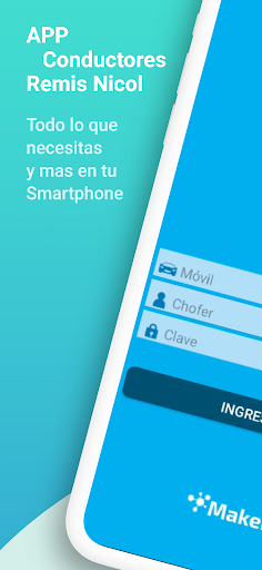 Android application Conductores - Remis Nicol screenshort