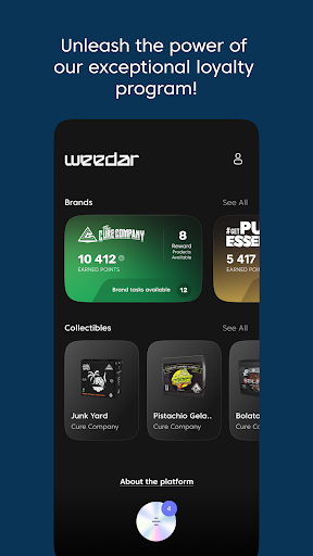 Android application WEEDAR screenshort