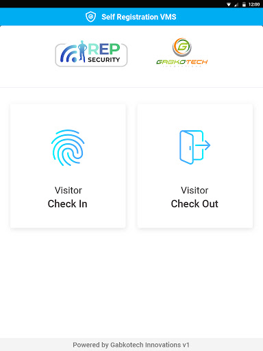 Self Registration VMS Screen 3