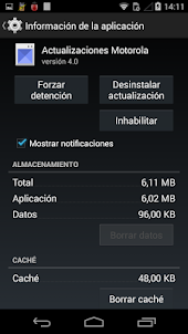 Actualizaciones Motorola